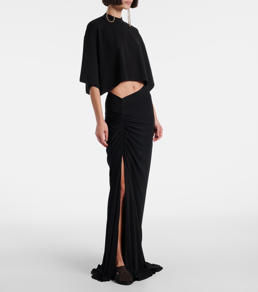 Gathered maxi skirt | Alaïa
