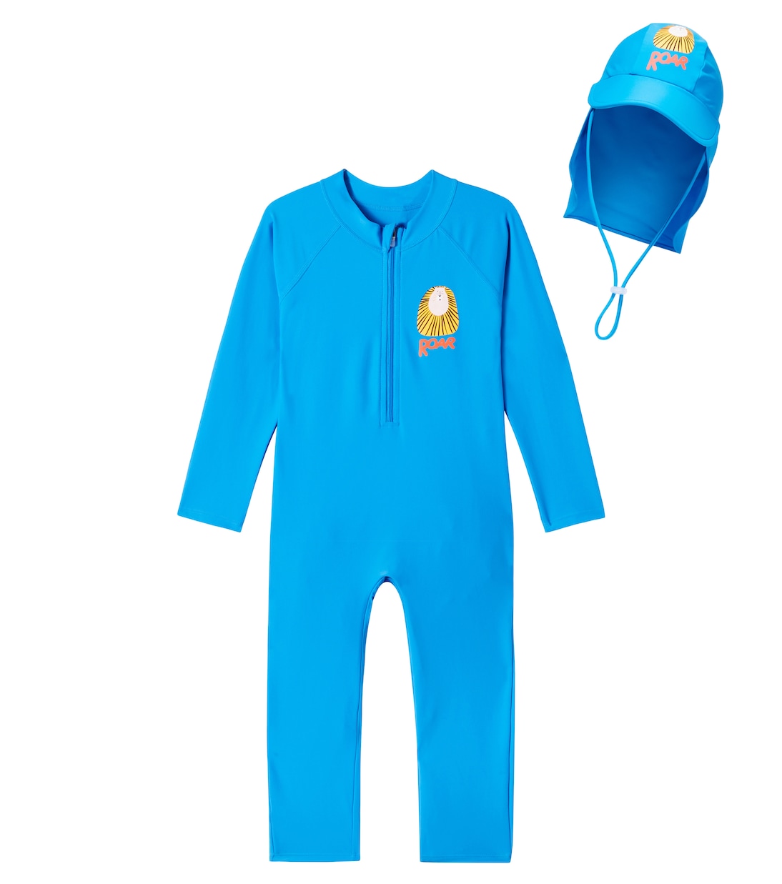 Set Lion aus Rashguard-Badeanzug und Hut | Jellymallow
