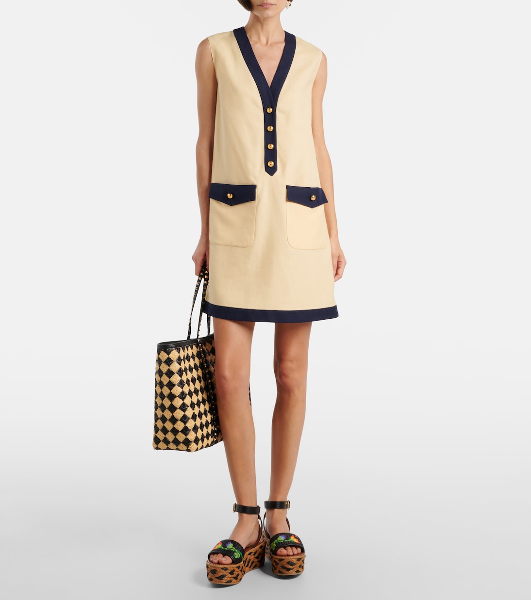 Bribri raffia and leather espadrilles | Valentino Garavani
