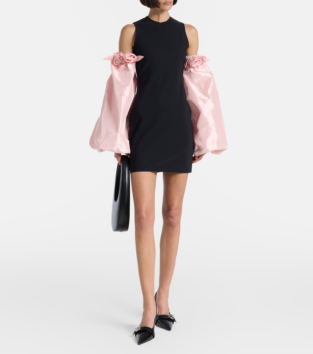Floral-appliqué minidress | Coperni