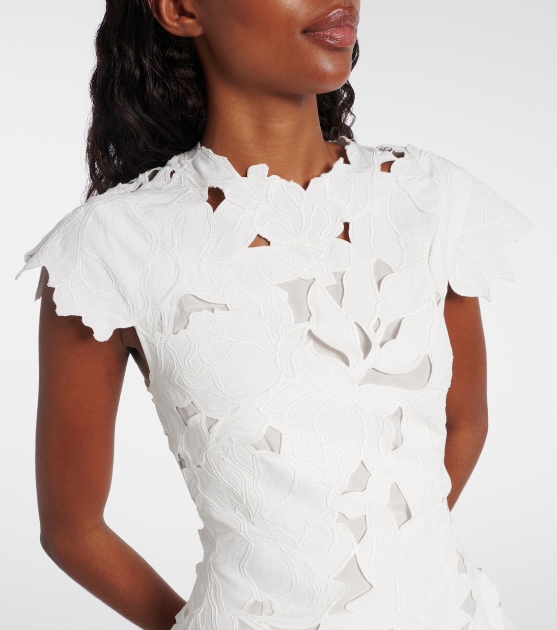 Miniabito Holloway in pizzo con ricamo | Simkhai