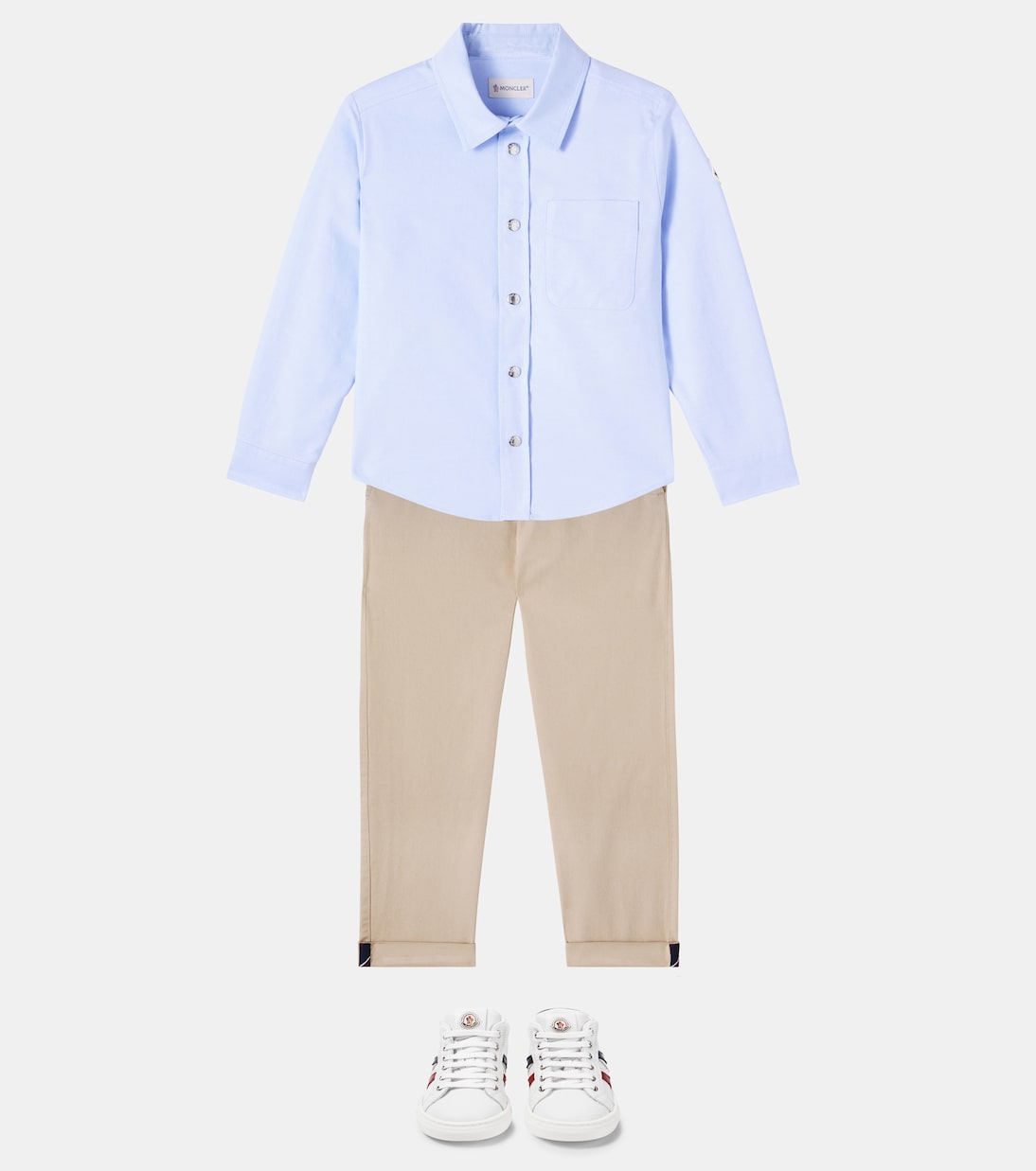 Chinohose aus einem Baumwollgemisch | Moncler Enfant