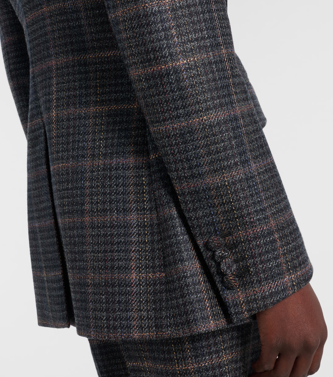 Leiva checked wool and silk blazer | Gabriela Hearst