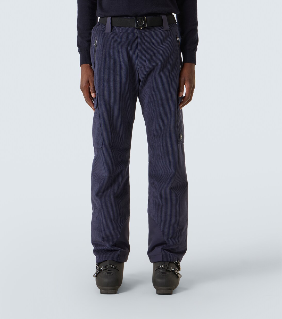 Pantaloni da sci Corbin in maglia a coste con cintura | Bogner