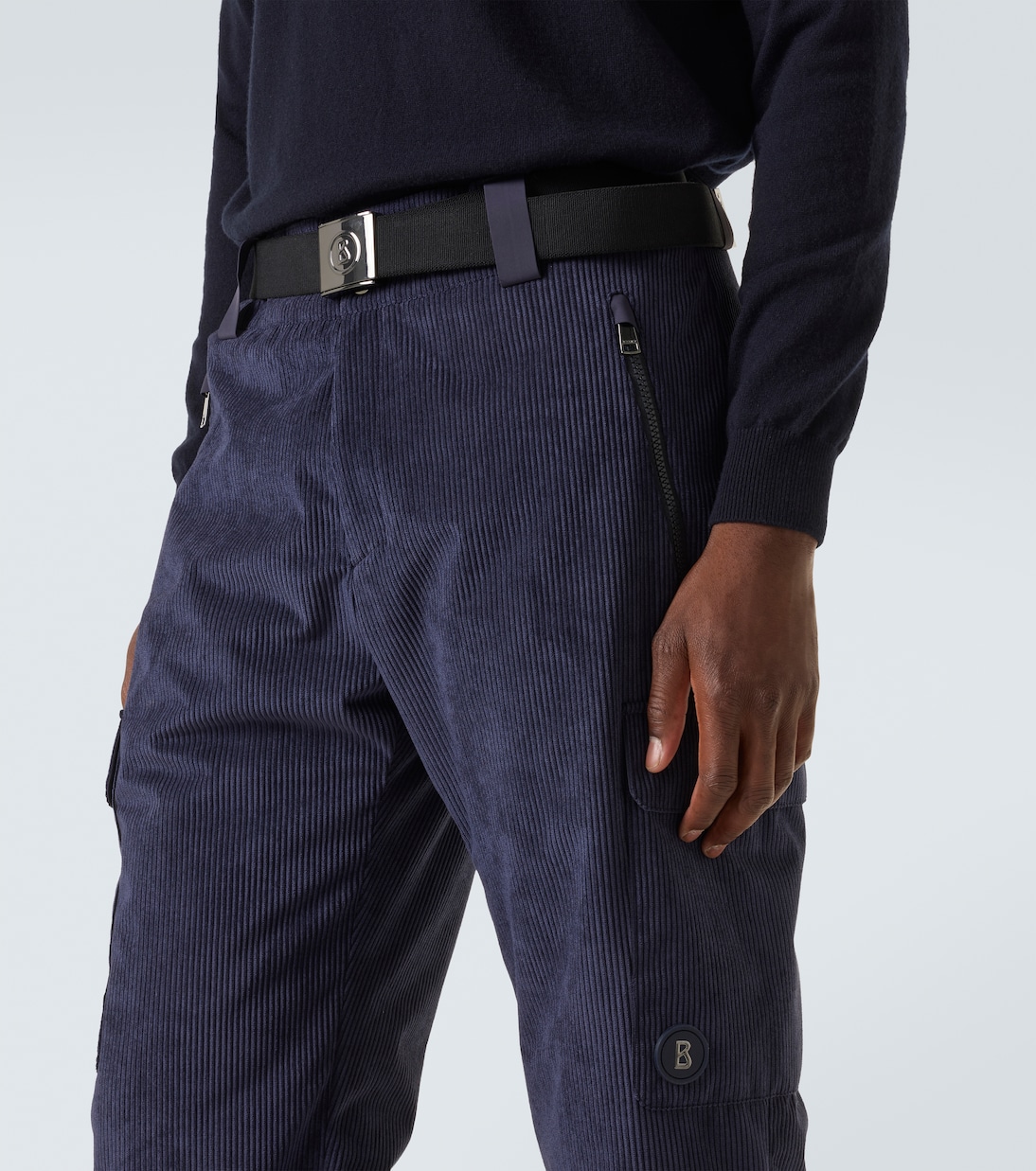 Pantaloni da sci Corbin in maglia a coste con cintura | Bogner