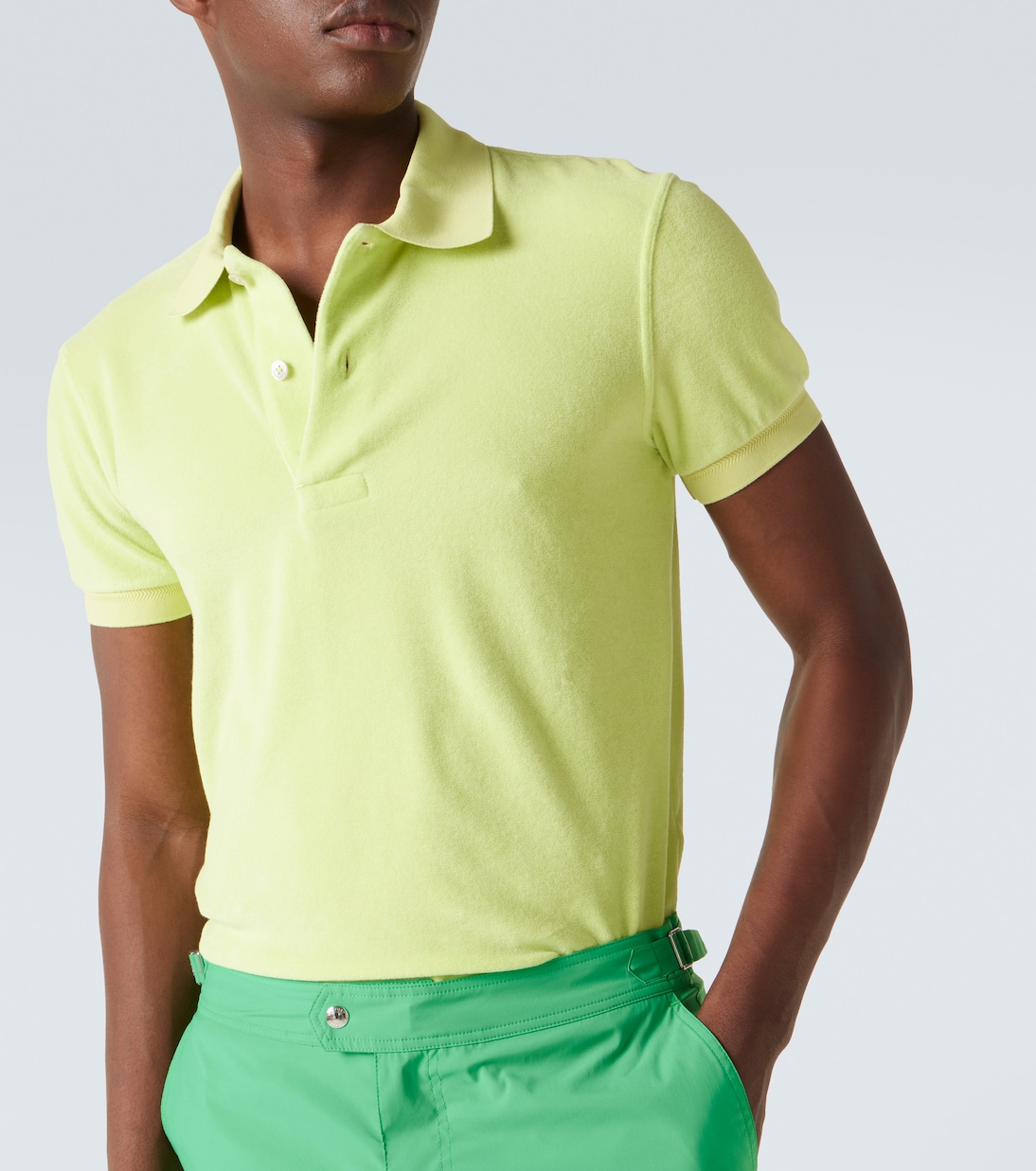 Polo de rizo en mezcla de algodón | Tom Ford