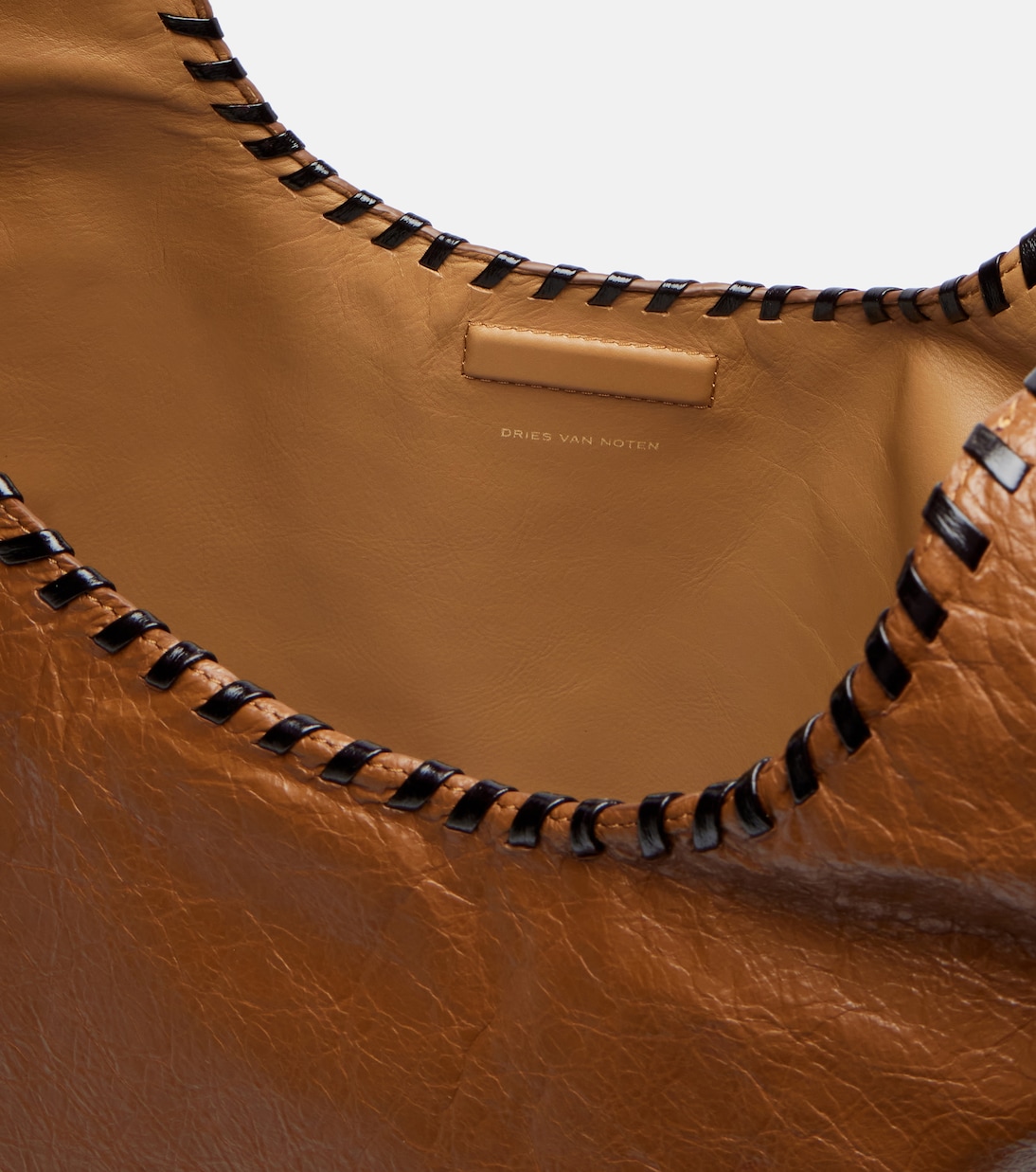 March Large leather tote bag | Dries Van Noten