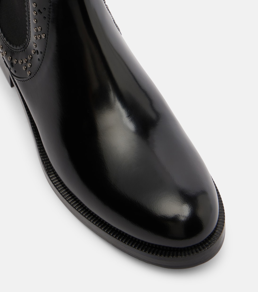Verzierte Chelsea Boots Skye aus Leder | Aquazzura