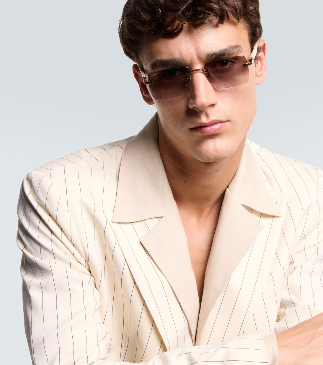 Signature C De Cartier rectangular sunglasses | Cartier Eyewear Collection