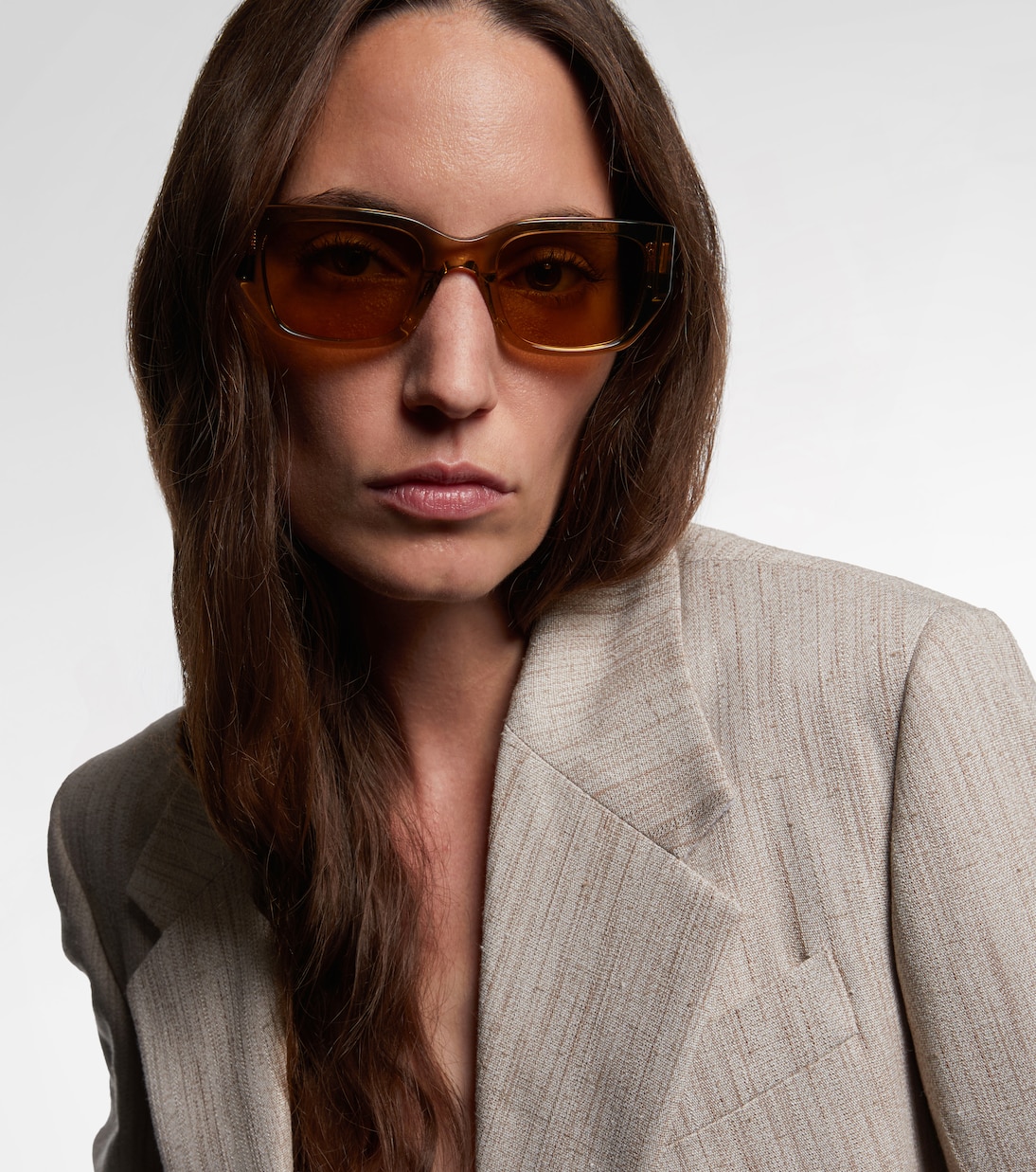 Intrecciato rectangular sunglasses | Bottega Veneta