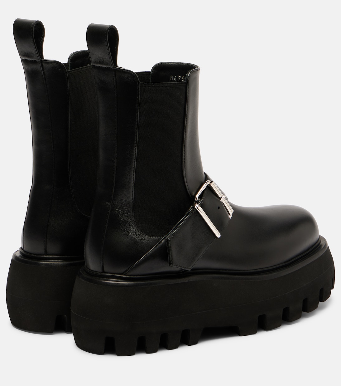 Sofa Buckle leather ankle boots | McQueen