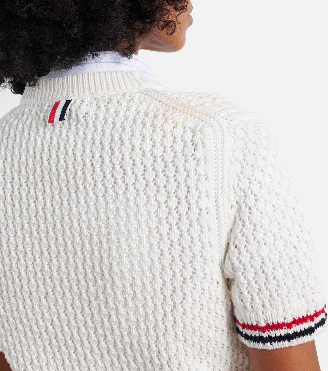 Jacquard cotton sweater | Thom Browne