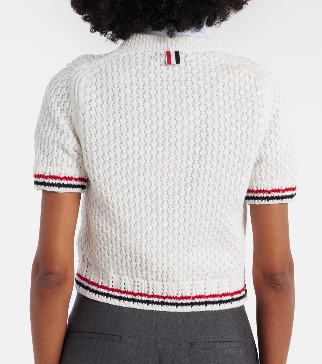 Jacquard cotton sweater | Thom Browne