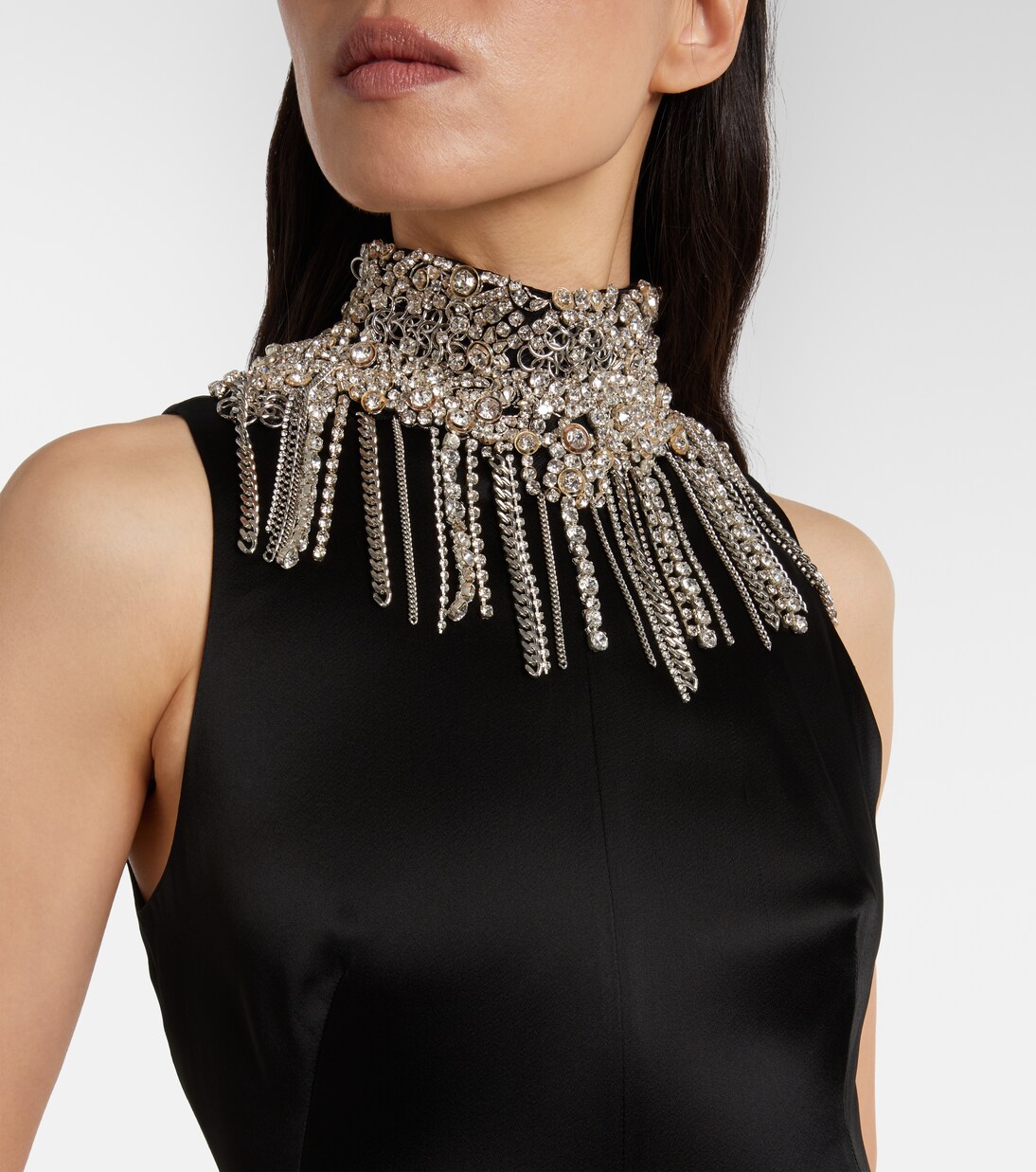 Embellished open-back gown | McQueen