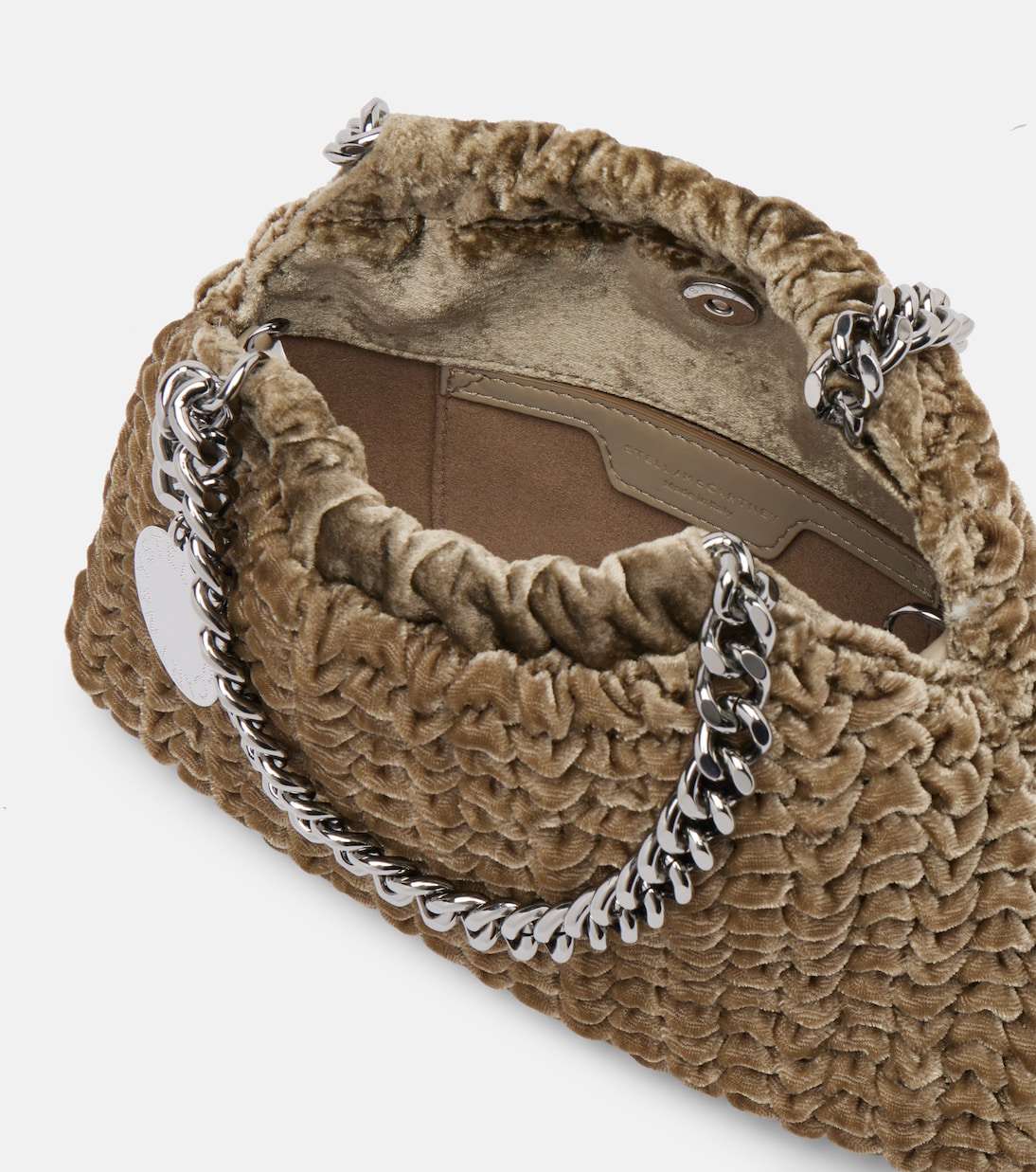 Falabella Small velvet tote bag | Stella McCartney