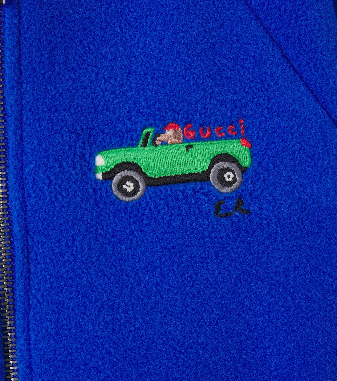 x Euan Roberts Baby embroidered fleece hoodie | Gucci Kids