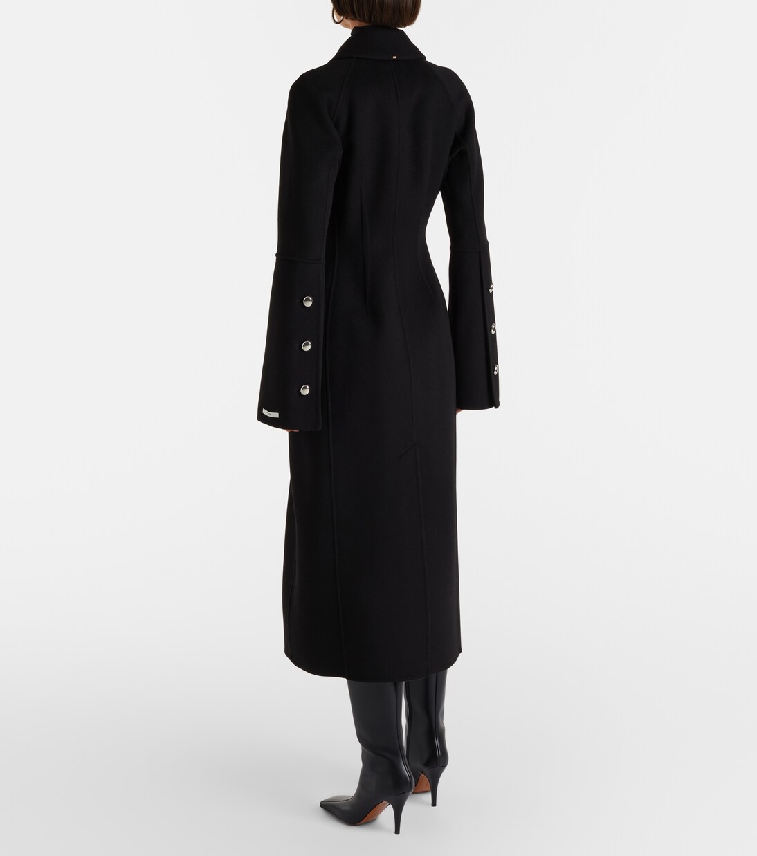 Peplum virgin wool coat | Sportmax