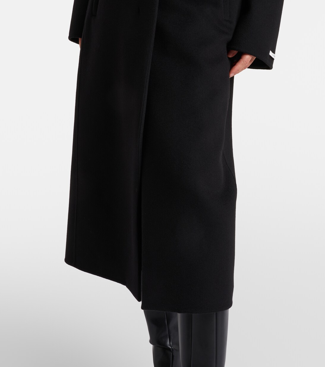 Peplum virgin wool coat | Sportmax