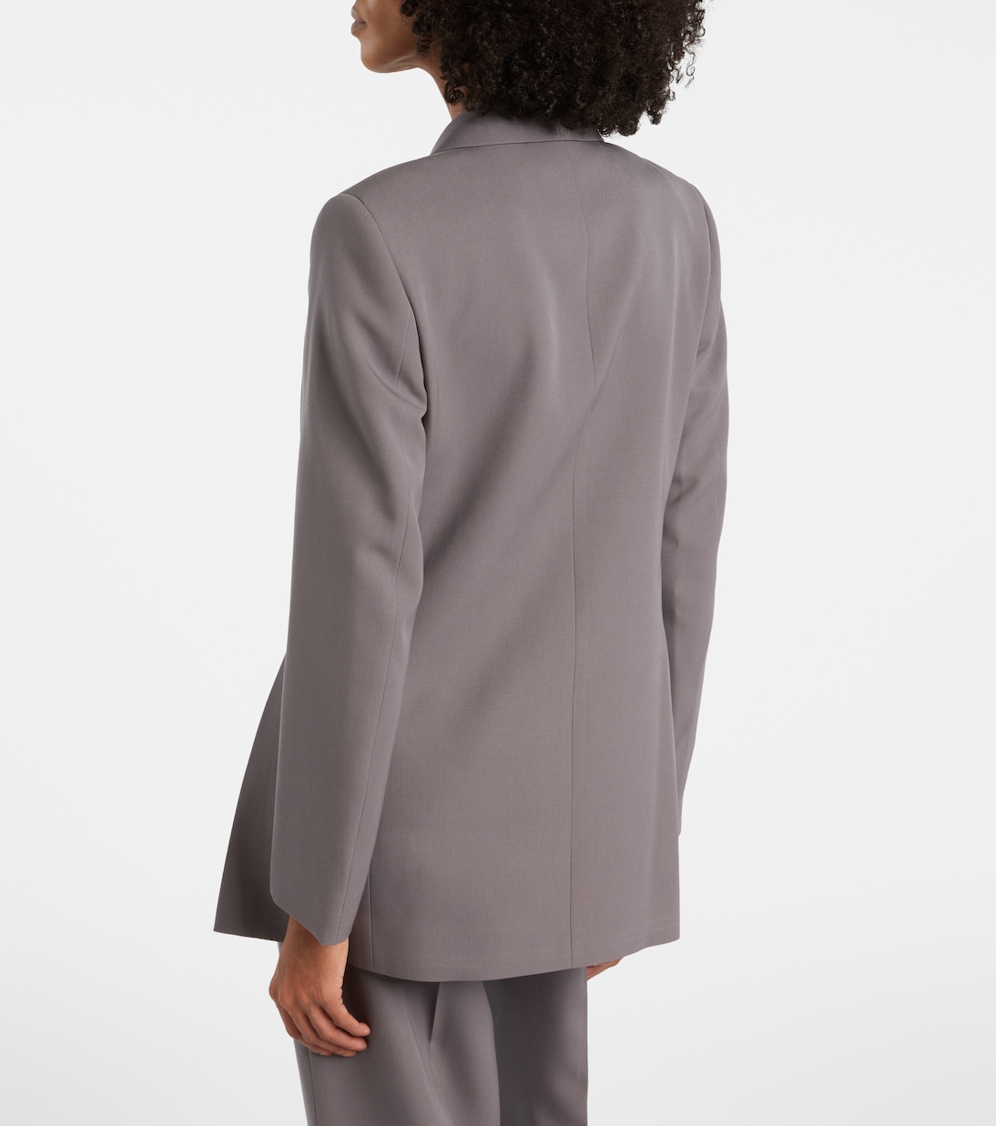 Double-breasted wool gabardine blazer | Jil Sander