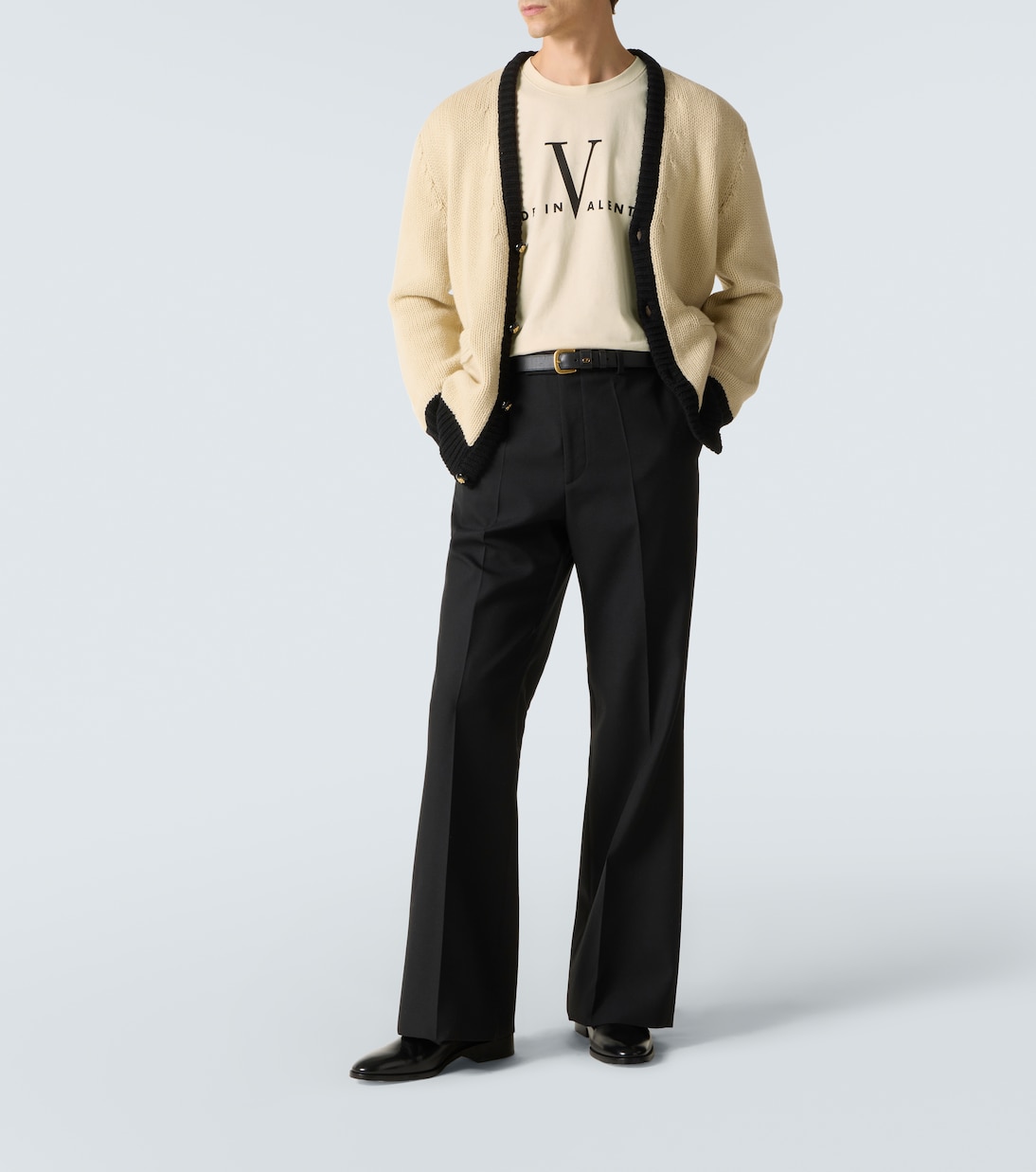 Logo棉质针织T恤 | Valentino