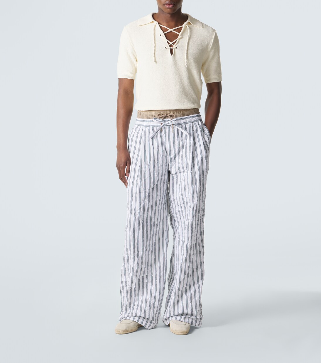 Striped wide-leg pants | Dolce&Gabbana