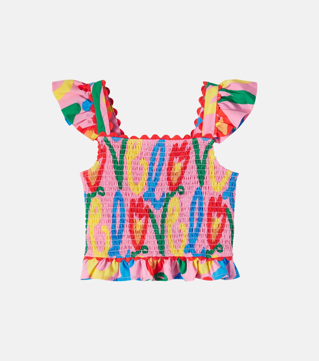 Printed ruffled top | Stella McCartney Kids