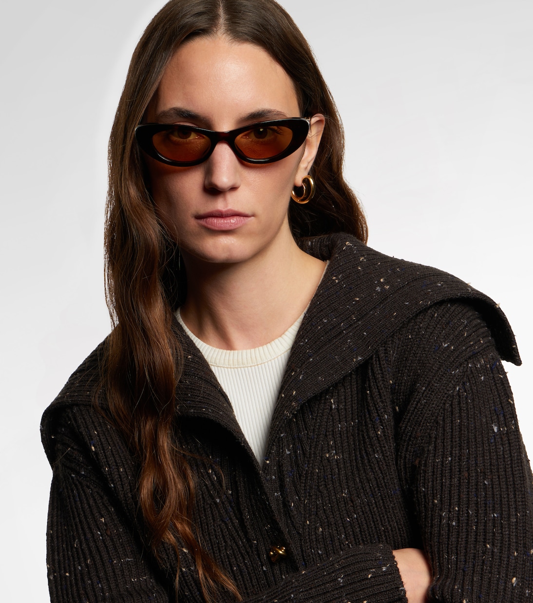 Snap cat-eye sunglasses | Bottega Veneta
