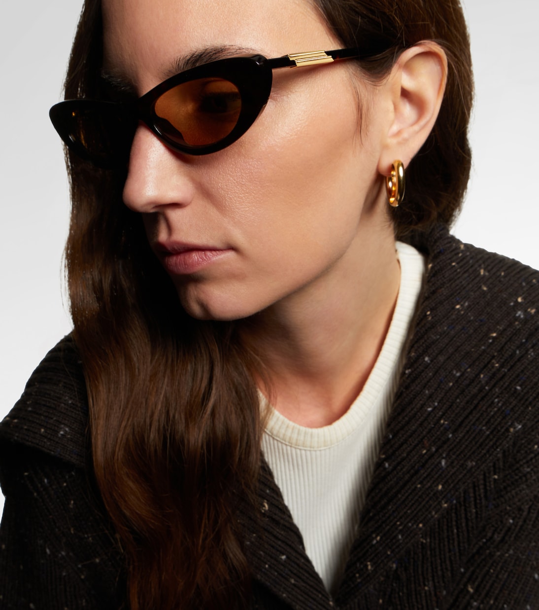 Snap cat-eye sunglasses | Bottega Veneta