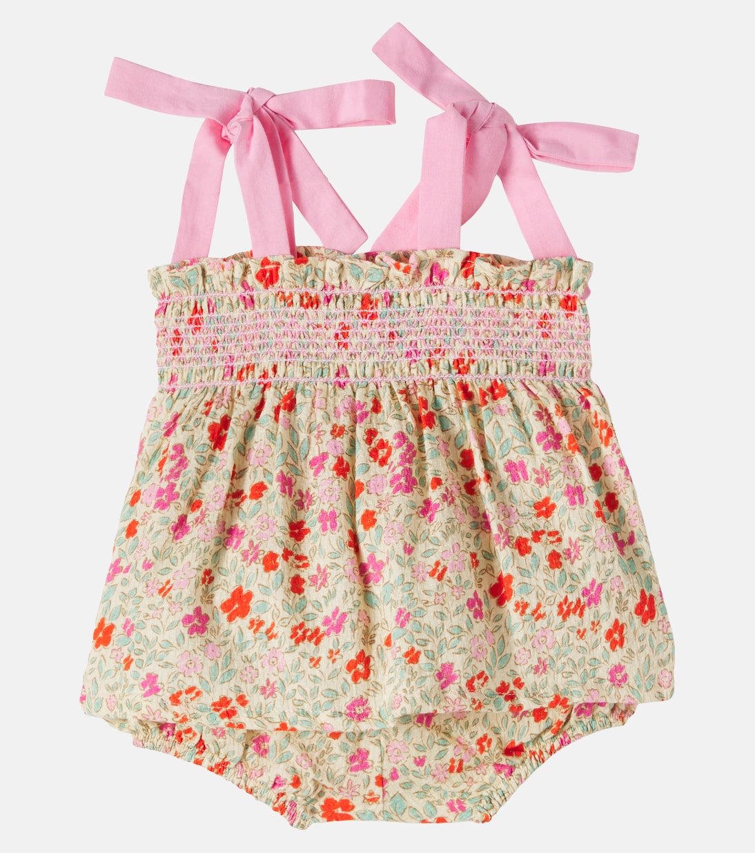 Baby Eleanor cotton top and bloomers set | Bebe Organic