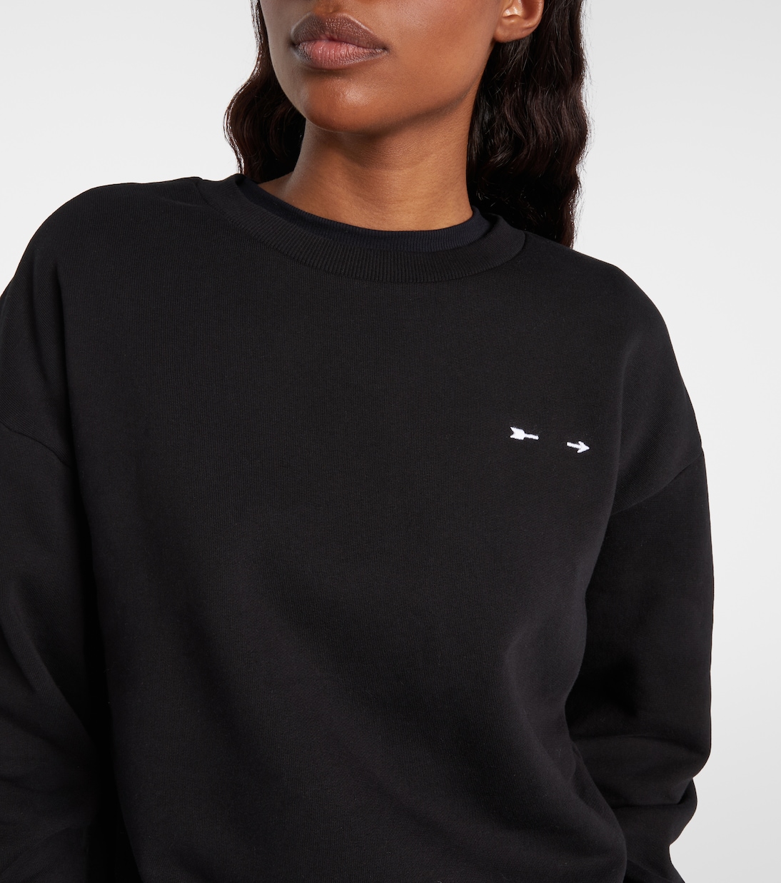 Saturn cotton fleece sweatshirt | The Upside