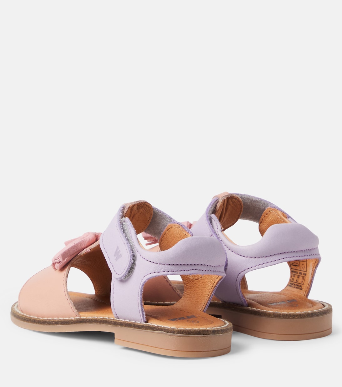 Pil leather sandals | Wheat