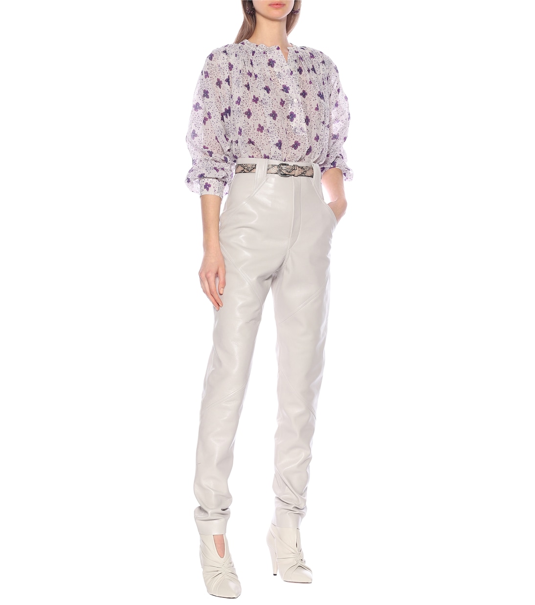 Xenia high-rise leather pants | Isabel Marant