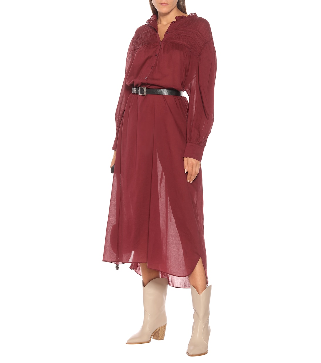 Maxikleid Perkins aus Baumwoll-Voile | Marant Etoile