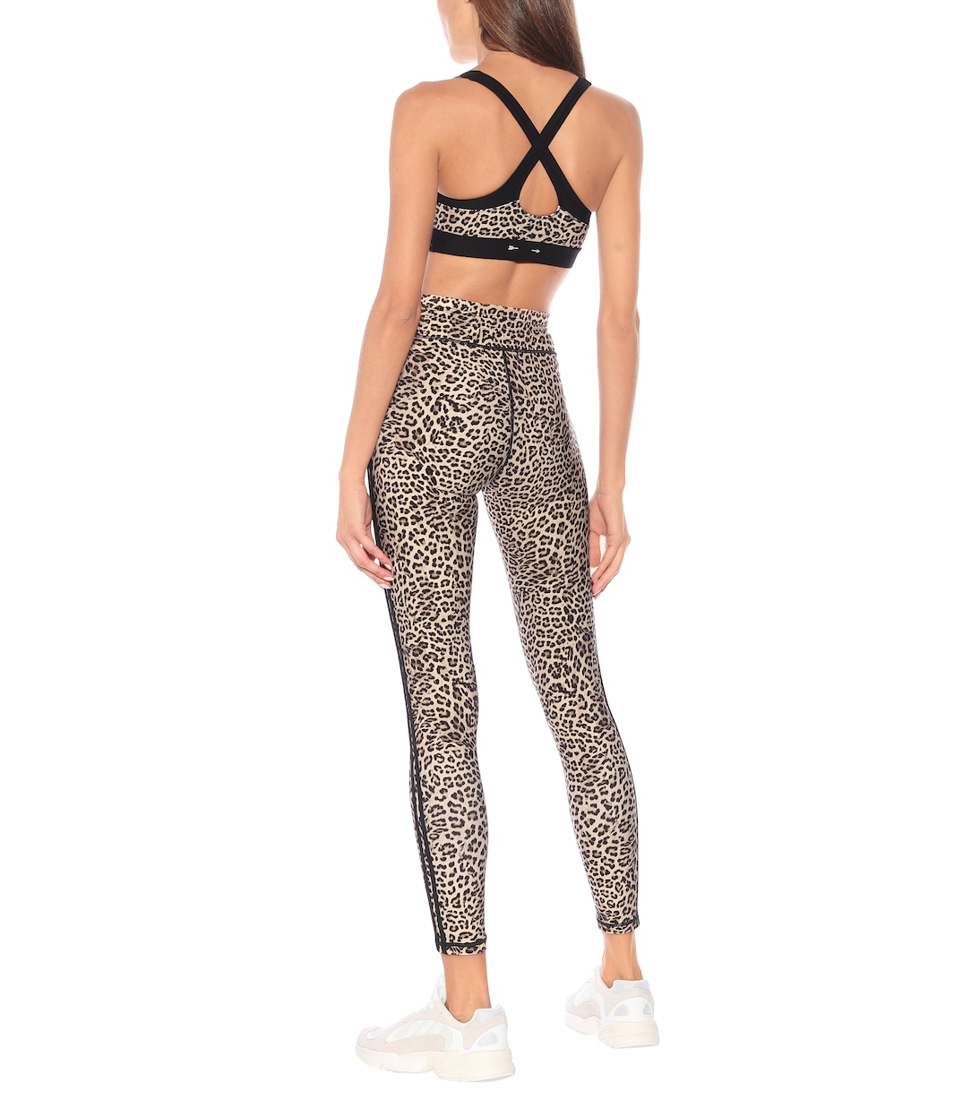 Brassière de sport à motif léopard | The Upside