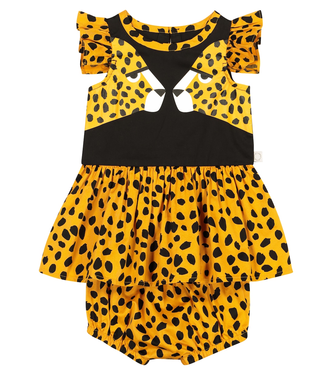 Bébé – Ensemble robe et culotte en coton à motif guépard | Stella McCartney Kids