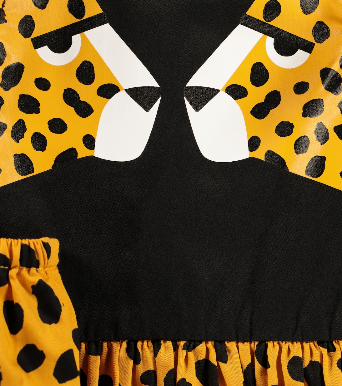 Bébé – Ensemble robe et culotte en coton à motif guépard | Stella McCartney Kids