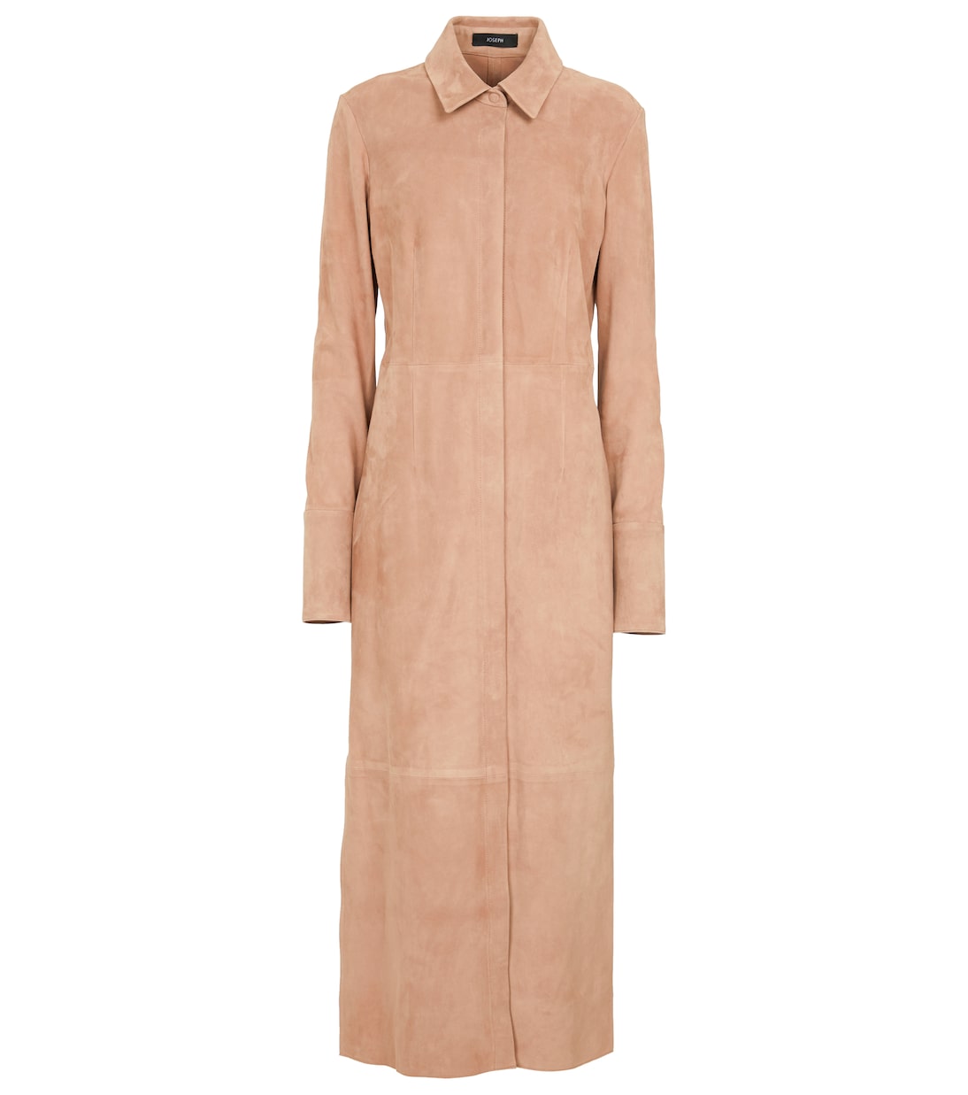 Casia suede and leather maxi dress | Joseph