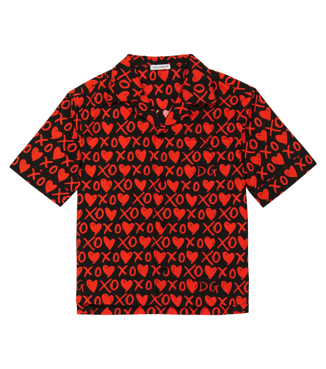 Bedrucktes Hemd aus Baumwolle | Dolce&Gabbana Kids