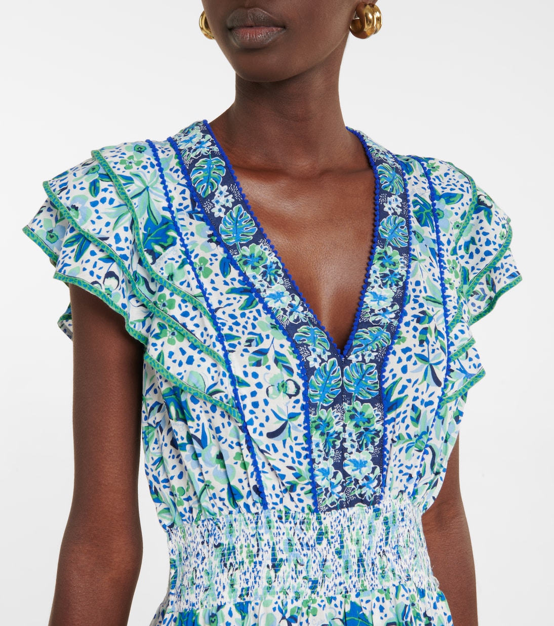 Camila floral minidress | Poupette St Barth