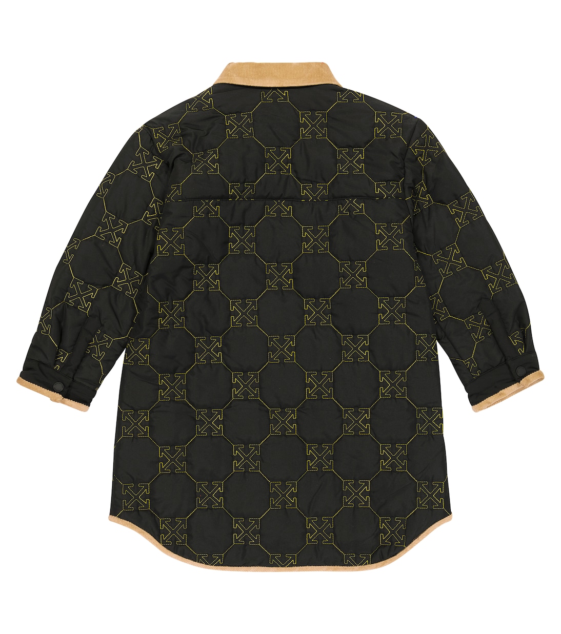Giacca imbottita e trapuntata con logo | Off-White Kids