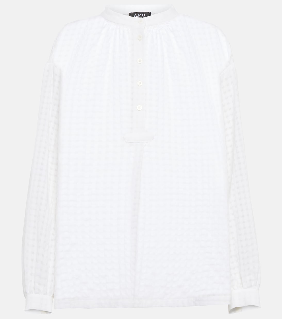 Flora checked cotton blouse | A.P.C.