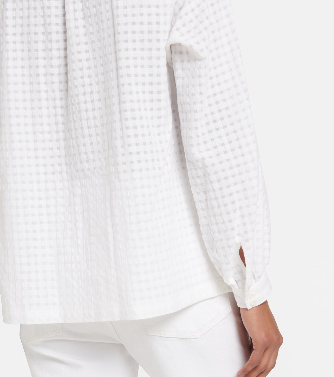 Flora checked cotton blouse | A.P.C.