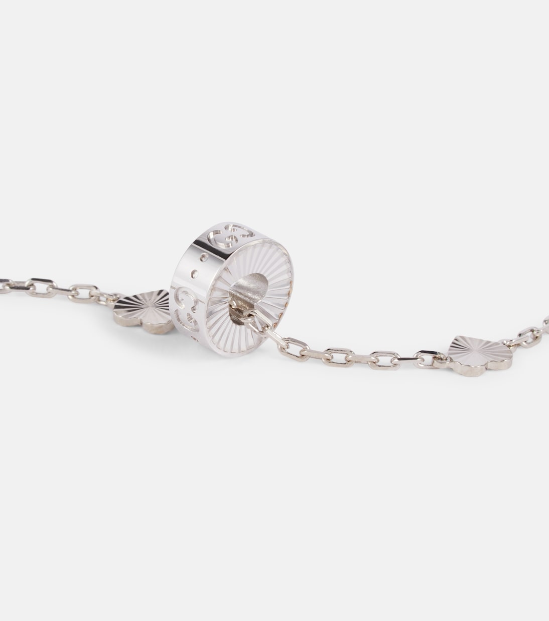 Bracciale Icon in oro bianco 18kt | Gucci