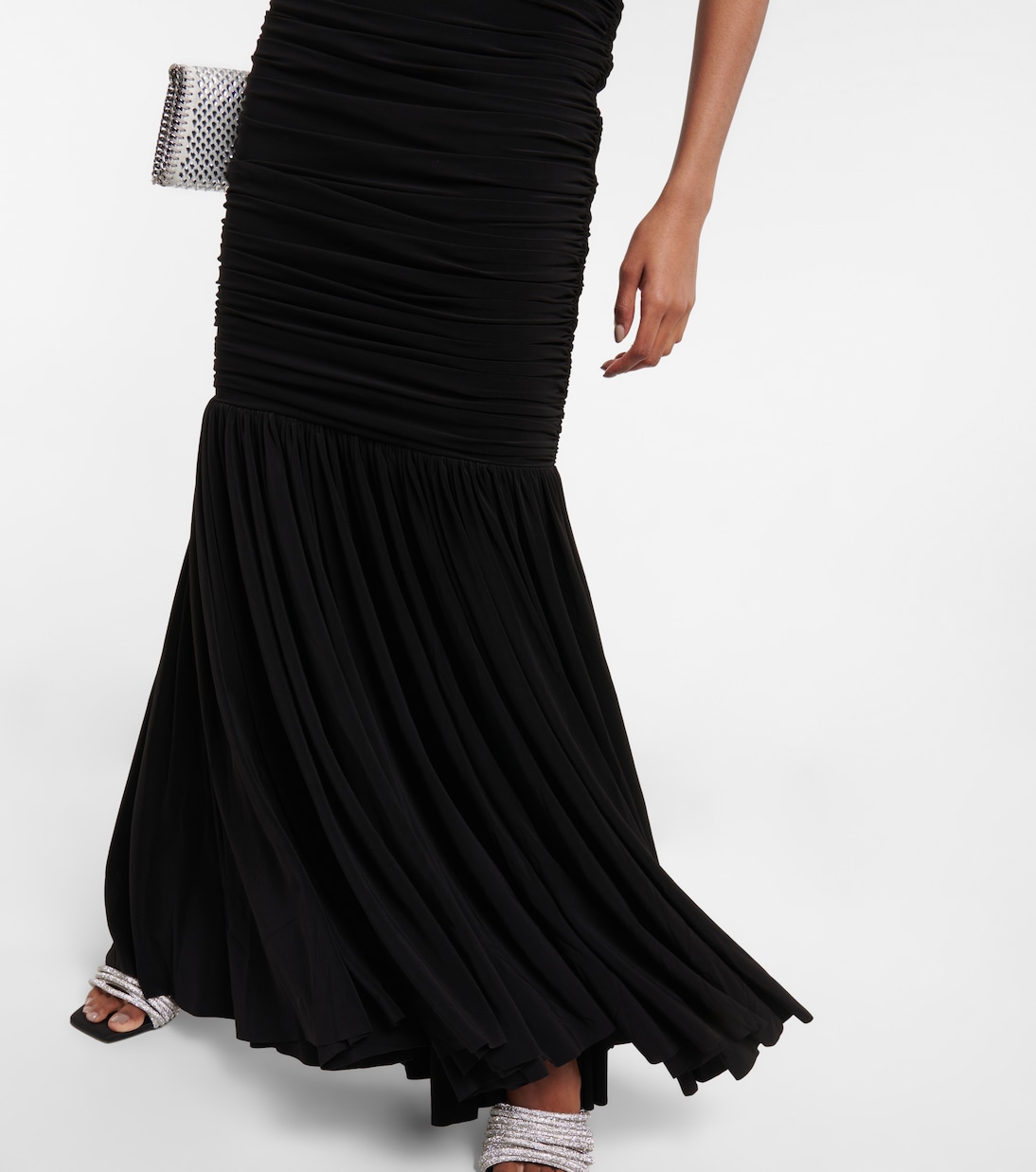 Fishtail halterneck gown | Norma Kamali