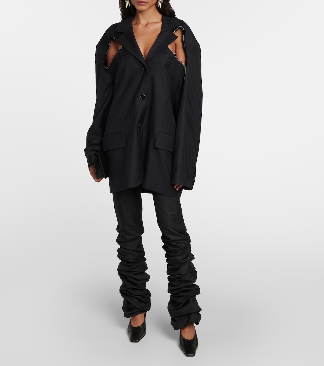 Pantalon droit à taille mi-haute | Acne Studios