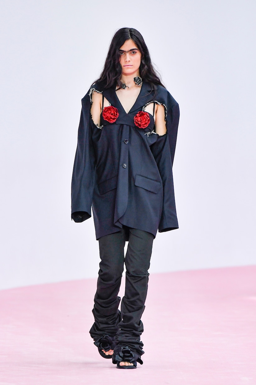 Pantalon droit à taille mi-haute | Acne Studios