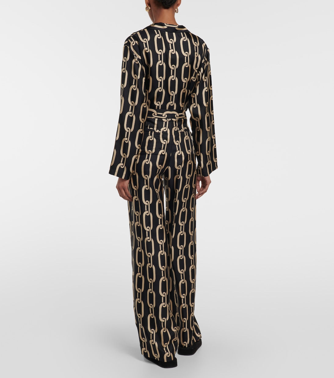 Pantalones rectos Germaine de seda | Nili Lotan