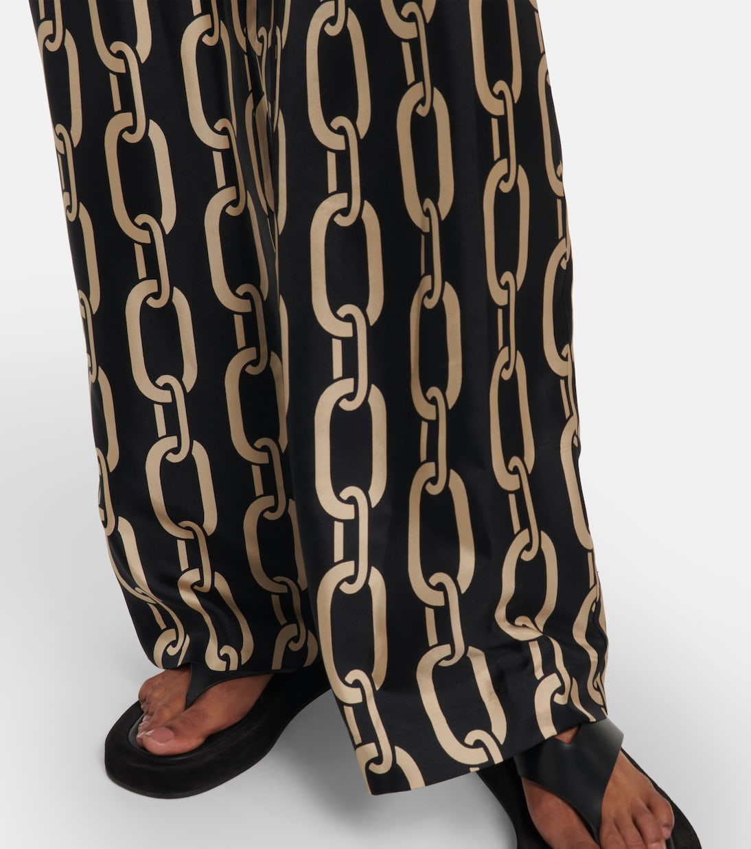 Pantalones rectos Germaine de seda | Nili Lotan