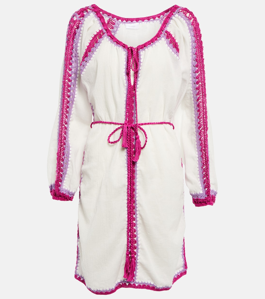 Vestido corto Penelope de algodón | Anna Kosturova