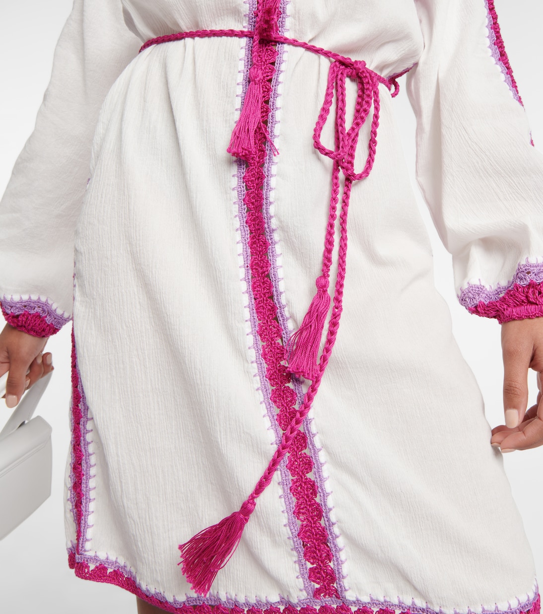 Vestido corto Penelope de algodón | Anna Kosturova